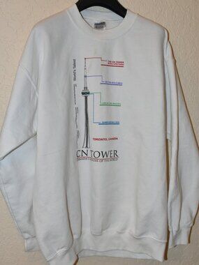 Vintage Canada's CN Tower Unisex Sweatshirt -Size L - Men's /Women's